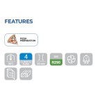 Πάγκος συντήρησης πίτσας QZ 30 για λαμαρίνες 600χ400 mm